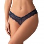 TANGA COM ABERTURA NIGHTLY AZUL OBSESSIVE