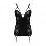 BEAUTY NIGHT FASHION XIOMARA CHEMISE AND THONG BLACK