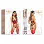 BEAUTY NIGHT FASHION OLENA CORSET AND THONG RED