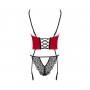 BEAUTY NIGHT FASHION OLENA CORSET AND THONG RED