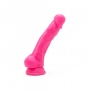 GODE HAPPY DICKS 7.5 INCH AVEC TESTICLES ROSE GET REAL