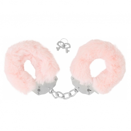 ARGUS TOYS ARGUS FETISH FURRY CUFFS PINK