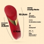 BLINDERS VIBROMASSEUR BULLET RECHARGEABLE ROUGE CRUSHIOUS