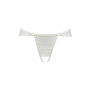 TANGA CON ABERTURA LYRIA BLANCO PASSION