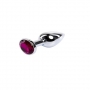ARGUS TOYS SMALL METAL ANAL PLUG WITH JEWEL