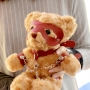 OURS BEAR BONDAGE CRUSHITO ROUGE 31CM CRUSHIOUS