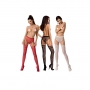 BAS À EFFET JARRETIÈRE S003 ROUGE EROTIC LINE PASSION