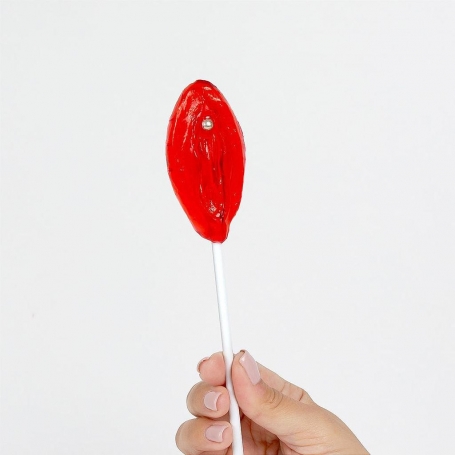 PIRULETA DE GOMINOLA CON FORMA DE VULVA SECRET PLAY