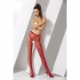 PASSION EROTIC LINE STOCKINGS S008 RED