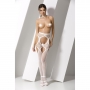 BAS À EFFET JARRETIÈRE S023 BLANC EROTIC LINE PASSION