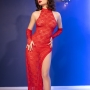 ROBE EN DENTELLE ET STRING CR-4853 ROUGE CHILIROSE