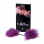 MENOTTES AVEC PLUMES MARABU VIOLET SECRET PLAY