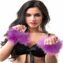 MENOTTES AVEC PLUMES MARABU VIOLET SECRET PLAY