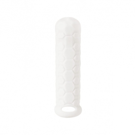 GAINE D'EXTENSION POUR PÉNIS HOMME LONG BLANC LOLA GAMES 11-15CM