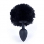 BOSS SERIES EXCLUSIVITY ANAL PLUG BUNNY TAIL BLACK