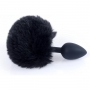 BOSS SERIES EXCLUSIVITY ANAL PLUG BUNNY TAIL BLACK