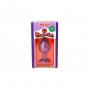 PLUG ANAL EN SILICONE AVEC BIJOU VIOLET CANDY LUST
