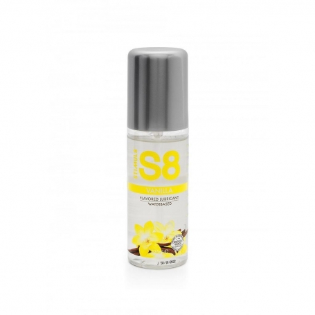STIMUL8 S8 WATER-BASED FLAVOURED LUBE VANILLA 125ML