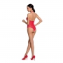 PASSION EROTIC LINE TEDDY BS088 RED