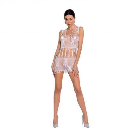 PASSION EROTIC LINE DRESS BS090 WHITE