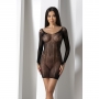 VESTIDO BS101 NEGRO EROTIC LINE PASSION
