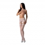COLLANTS COM EFEITO DE LIGAS S027 BRANCAS EROTIC LINE PASSION