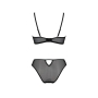 CONJUNTO DE 2 PIEZAS ZINNIA BIKINI NEGRO ECO PASSION
