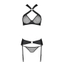 CONJUNTO DE 3 PIEZAS AMANDA NEGRO ASSION