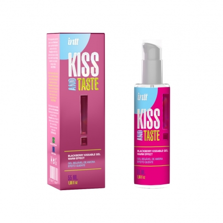 GEL BESABLE CON EFECTO CALOR KISS AND TASTE AROMA AMORA INTT 55ML