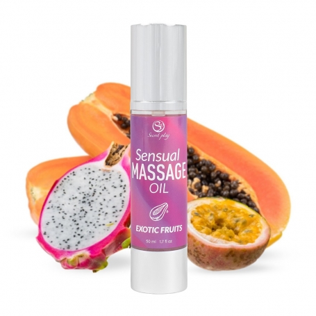 HUILE DE MASSAGE AUX FRUITS EXOTIQUES 50 ML SECRET PLAY