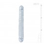 DILDO DUPLO JR. DOUBLE DONG 12'' TRANSPARENTE