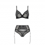 CONJUNTO DE 3 PIEZAS SELAGINELLA NEGRO ECO COLLECTION PASSION 