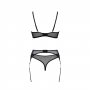 CONJUNTO DE 3 PIEZAS SELAGINELLA NEGRO ECO COLLECTION PASSION 