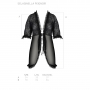 PASSION ECO COLLECTION SELAGINELLA PEIGNOIR AND THONG BLACK 