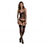 CORSÉ Y TANGA PRIMULA NEGRO ECO COLLECTION PASSION