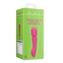 LOVELINE ULTRA SOFT SILICONE DOUBLE-SIDED WAND VIBRATOR PRESTONE PINK