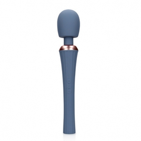 LOVELINE POWERFUL WAND VIBRATOR WITH STILL HANDLE BLUE NOVA