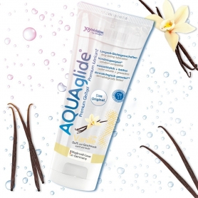 LUBRICANTE A BASE DE AGUA CON SABOR A VAINILLA AQUAGLIDE 100 ML JOYDIVISION