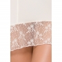 PASSION MIA CHEMISE AND THONG BEIGE 