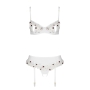 CONJUNTO DE 3 PEÇAS LOVELIA BRANCO PASSION