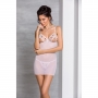 PASSION LOVELIA CHEMISE AND THONG WHITE