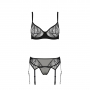 ENSEMBLE 3 PIÈCES LEAFA NOIR ECO COLLECTION PASSION