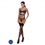 PASSION DEVIL COLLECTION KYOUKA CORSET AND THONG BLACK