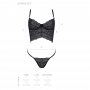 CONJUNTO DE 2 PEÇAS KERRIA PRETO ECO COLLECTION PASSION