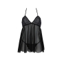 NUISETTE ET STRING KERRIA NOIR ECO COLLECTION PASSION