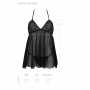 NUISETTE ET STRING KERRIA NOIR ECO COLLECTION PASSION