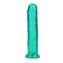 GODE STRAIGHT REALISTIC CRYSTAL CLEAR 9 /23 CM VERT REALROCK