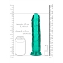 GODE STRAIGHT REALISTIC CRYSTAL CLEAR 9 /23 CM VERT REALROCK