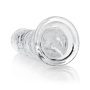 REALROCK STRAIGHT REALISTIC DILDO WITH SUCTION CUP 8 /20 CM TRANSPARENT 