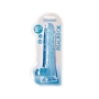DILDO REALISTA COM TESTÍCULOS CRYSTAL CLEAR 10 /25.4 CM AZUL REALROCK
